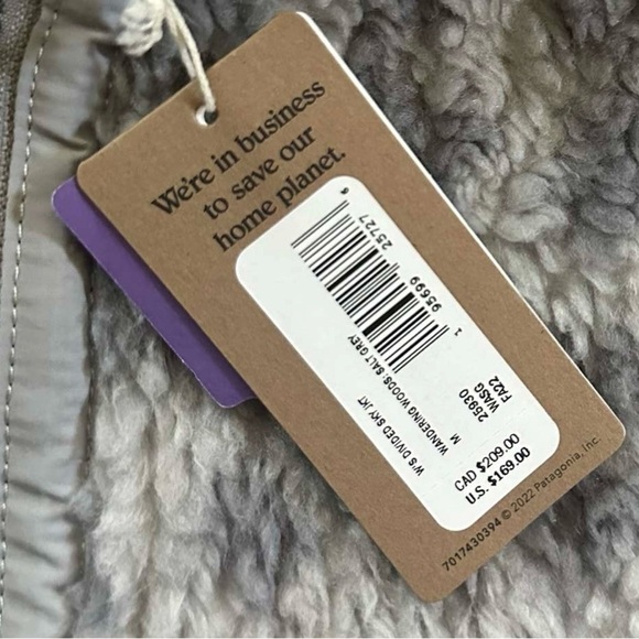 Patagonia-Women's Divided Sky Jacket-Grey size M-Brand new with tags Retail $169 - Picture 5 of 9